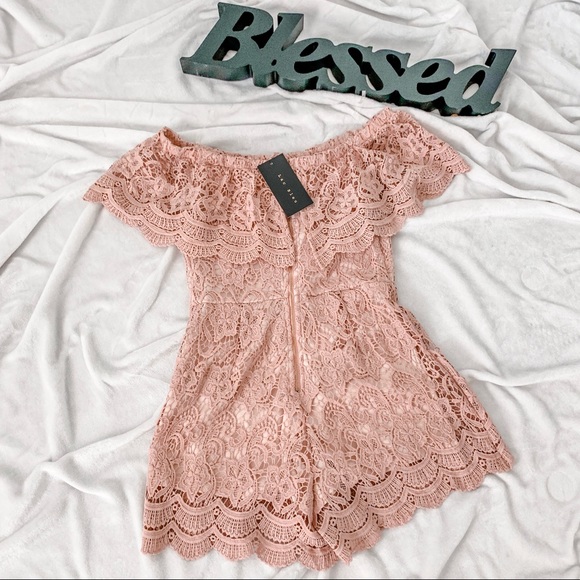 Lac Bleu Pink Romper......NEW!!!! - Picture 4 of 6